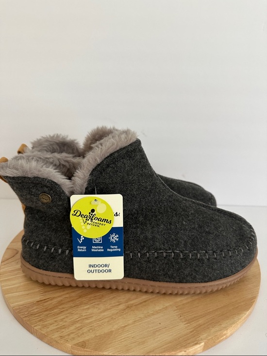 Dearfoams Brixen Energy Return Mens Memory Foam Bootie Slippers Wide Width main image 5